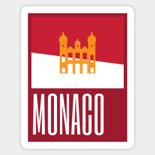 Monaco Country Symbol Sticker